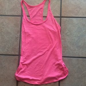 lululemon pink racer back tank
